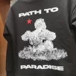 Black Hellstar Path to Paradise Hoodie