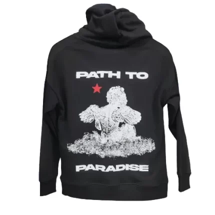 Black Hellstar Path to Paradise Hoodie