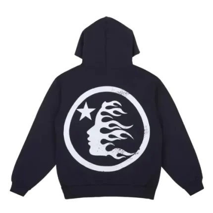 Hellstar Black Hoodie For Men's - back