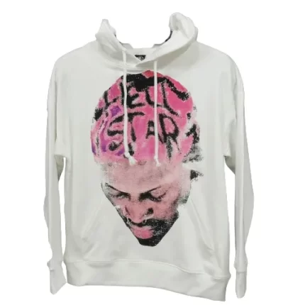 White Hellstar Dennis Rodman Bad Boy Hoodie