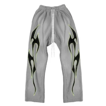 Hellstar Flame Grey Sweatpants