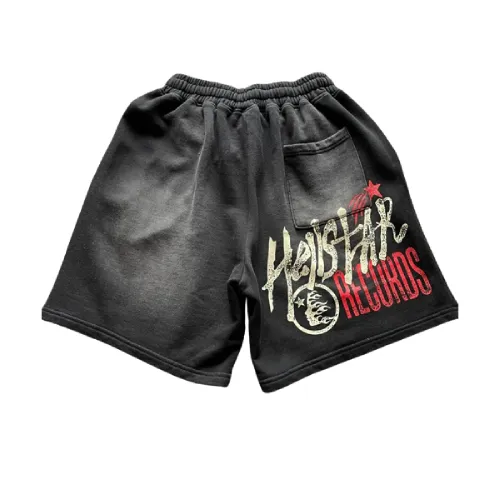 Hellstar Records Black Shorts-Back