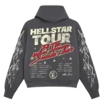 Grey Hellstar Records Tour Hoodie