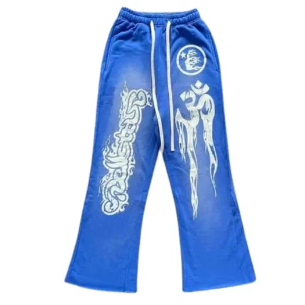 Men Hellstar Blue Sweatpants