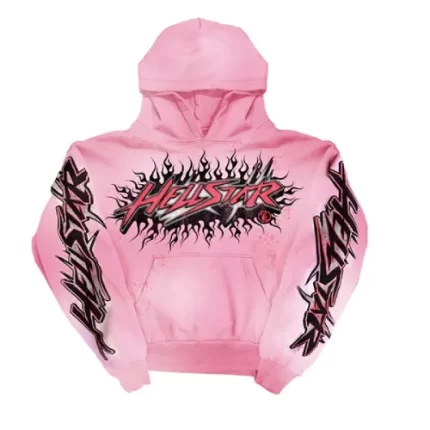 Pink Hellstar Hoodie Without Brain