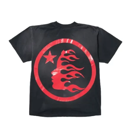 Hellstar Black Gel Sport Logo T Shirt-Back