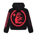 Sports Future Flame Black Hoodie-Back