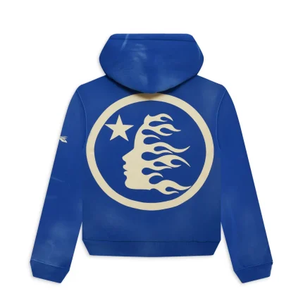 Hellstar No Guts No Glory Blue Hoodie-Back