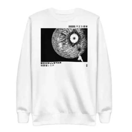 Black/white Hellstar Sweater for Men's