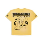 Hellstar Yellow Marathon T-Shirt-Back