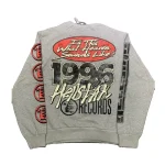 Grey Stylish Hellstar Studios Records Sweater - Back