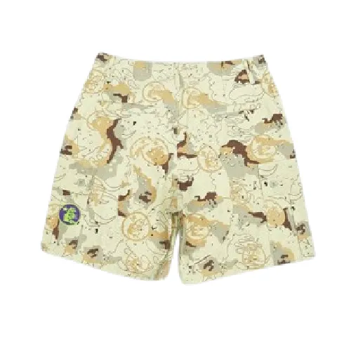 Camo Hellstar Shorts Men & Women- Back