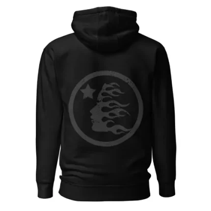 Latest Hellstar Black Hoodie-Back