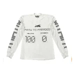 Hellstar White Long Scoreboard Sleeve For Men's