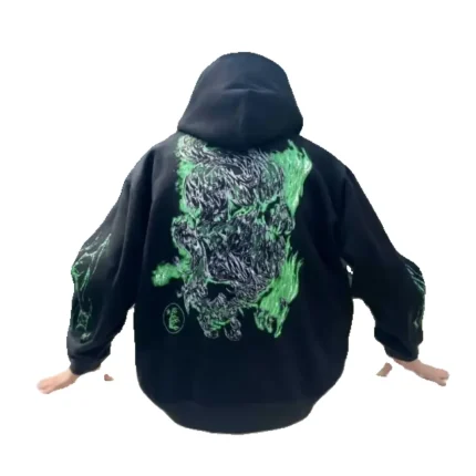 Hellstar Dragon Graphic Hoodie-Back