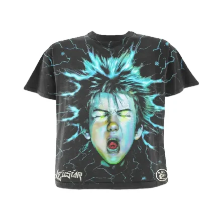 Hellstar Black color Kid T-Shirt Electric