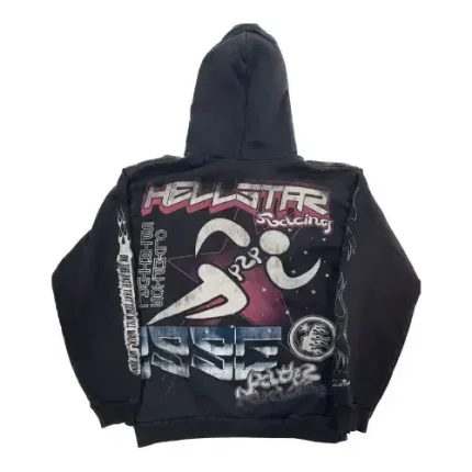 Black Spiritual Olympics Hoodie-Back