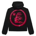 Hellstar Sports Black & Red Hoodie-Back