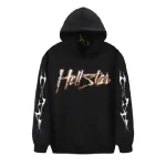 Hellstar Black Studios Flame Hoodie