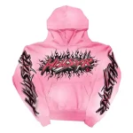 Men's Pink Hellstar Brainwashed Tracksuit-Front