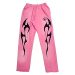 Men's Pink Hellstar Brainwashed Tracksuit-Pant