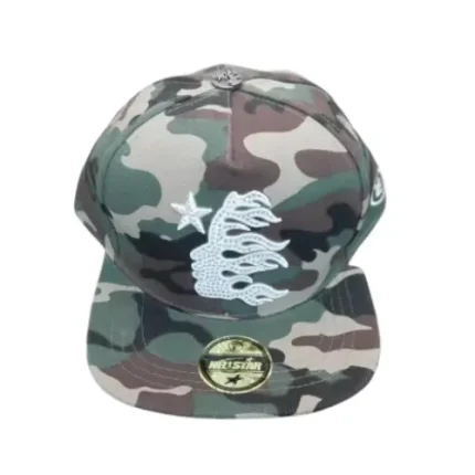 Hellstar Military Camo Hat With Snapback