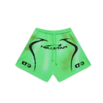 Hellstar Warm Up Green Shorts