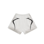 Hellstar Warm Up White Shorts-Back