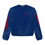 Blue Hellstar Crewneck Longsleeve