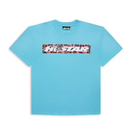 Hellstar Blue Box Logo T-Shirt