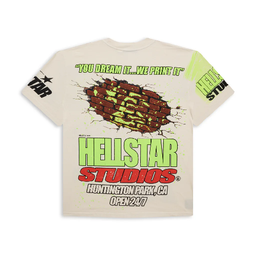 Hellstar Brick Wall White T-Shirt