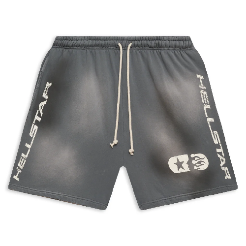 Hellstar Gray Shorts For Men's