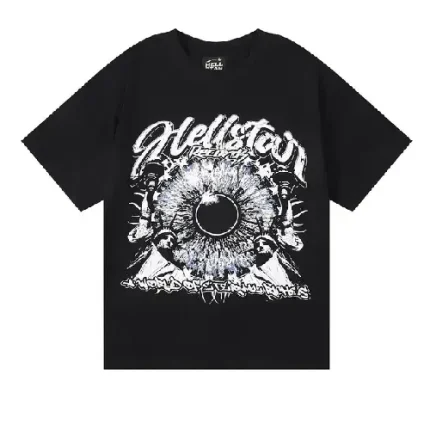 Hellstar Black T-shirt American Eyeball