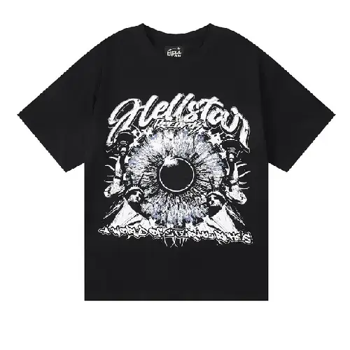 Black Hellstar American Eyeball T Shirt