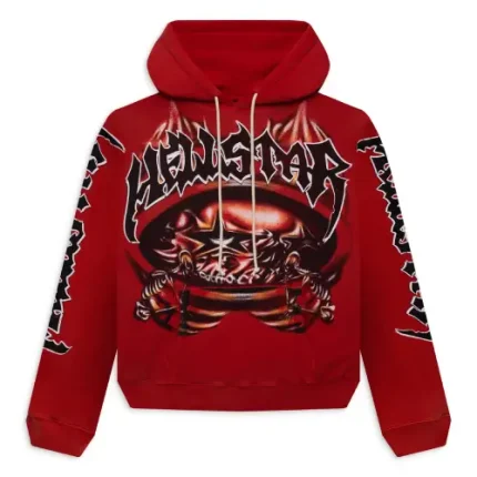 Hellstar Red Halloween Skeleton Airbrushed Hoodie