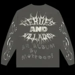 Black Hellstar Heroes And Villains Long sleeve Shirt back