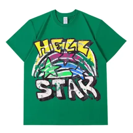 Green Hellstar Studios Horror Graphic T Shirt