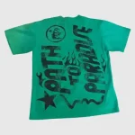 Green Hellstar Studios Path To Paradise T Shirt back