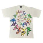 White Hellstar Studios Grateful Dead Dancing Bears T shirt