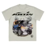 White Hellstar x Post Malone Austin Album T Shirt