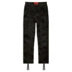 Black Hellstar Distressed Cargo Pants