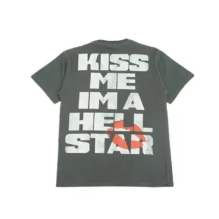 Black & White Hellstar Kiss Me T-Shirts