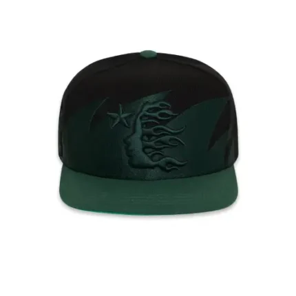 Green Hellstar Sharkteeth Snapback Hat