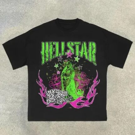 Hellstar Black In visible Wounds T-shirt