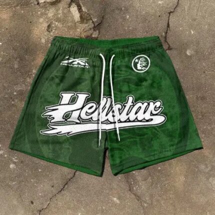 Hellstar Green Studios Shorts For Men