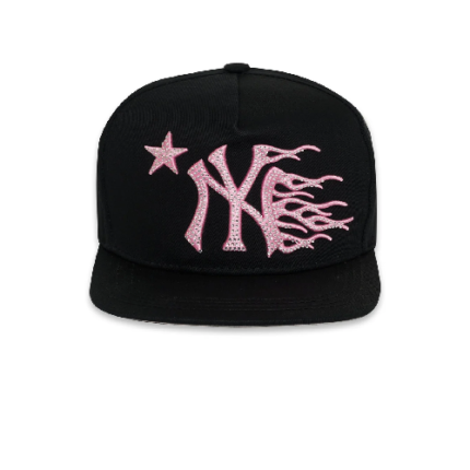 Hellstar NY Black Snapback Hat