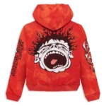 Hellstar Red Records Lava Wash Hoodie