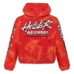 Hellstar Red Records Lava Wash Hoodie