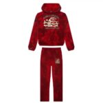 Hellstar Red Tye Dye Tracksuit