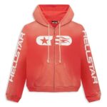 Red Hellstar Studios Zip Up Hoodie